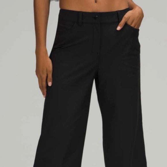 lululemon athletica Pants - Lululemon City Sleek 5 Pocket Wide Leg HR 7/8 Length Pant